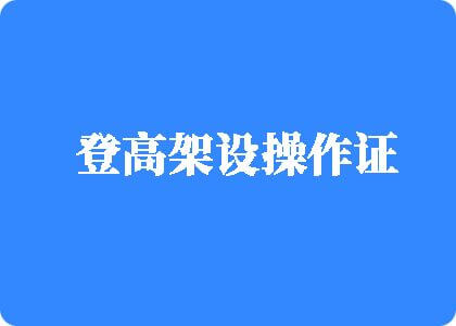 美女被大鸡巴操到翻白眼登高架设操作证