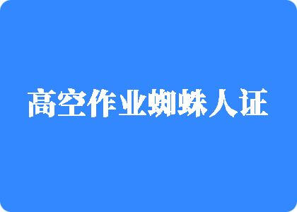 大鸡巴插入蜜穴视频高空作业蜘蛛人证